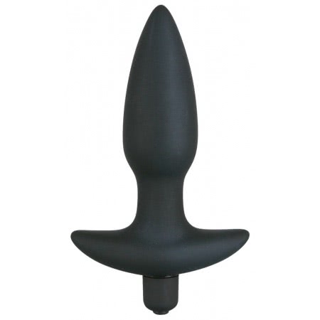 Vibrator Plug Medium Velvet Negru