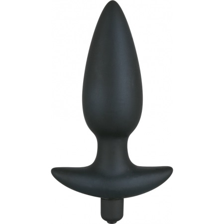 Anal Plug Cu Vibratii Black Velvet Large Negru