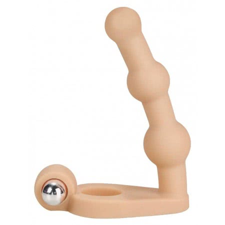 Stimulator Anal Ultra Soft Bead 14cm Natural