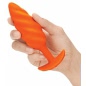 Anal Plug B-Vibe Swirl Portocaliu