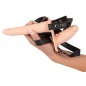 Vibrating Double Strap-On Natural