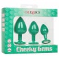 Set Plug Cheeky Gems 3 buc Verde