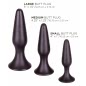 Set But Plug Silicone Anal Trainer Negru