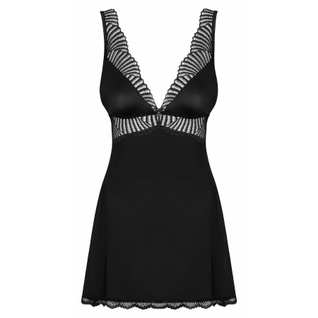 Babydoll Obsessive Klarita Negru S-M