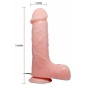 Vibrator Baile Barbara 21 cm Natural