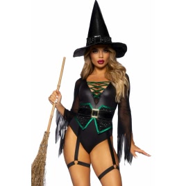 Costum Leg Avenue Classic Witch Negru pe xBazar