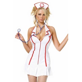 Costum Leg Avenue Head Nurse Alb pe xBazar