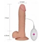 Vibrator The Ultra Soft Dude Flesh Natural