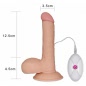 Vibrator Realistic cu Telecomanda The Ultra Soft Dude Natural