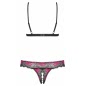 Set Obsessive Open Tulia Negru L-XL